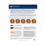 Identifying Whole Grain-Rich Foods Ingredients Using the Ingredient List